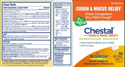 Label (Chestal Cougn Mucus 60 Tab Etu.1l7b 0226)